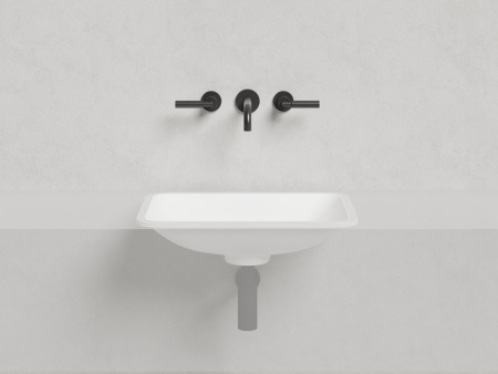 Раковина из искусственного камня S-Sense Salini Marea 1802106GF 60х40 встраиваемая цвет белый